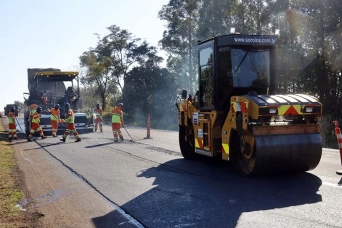 Obras na BR-163 serão paralisadas no domingo (25) em razão do segundo turno das eleições