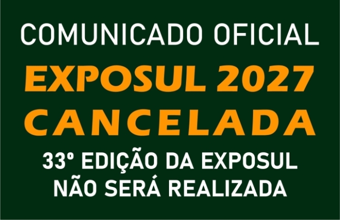 Sindicato Rural de Chapadão do Sul anuncia cancelamento da 33ª EXPOSUL