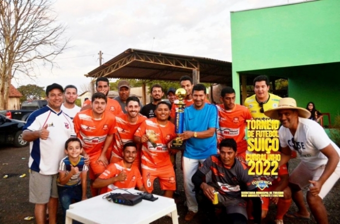 Equipes de Figueirão vencem torneio de futebol suíço do curralinho.