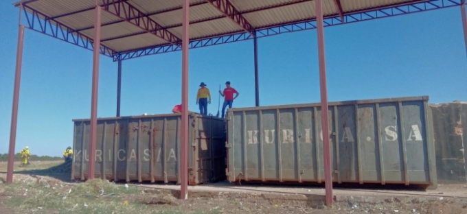 SEMUDES realiza mutirão de limpeza no Aterro Sanitário