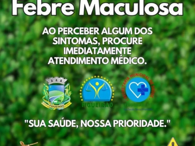 Figueirão tem um caso suspeito de febre maculosa.