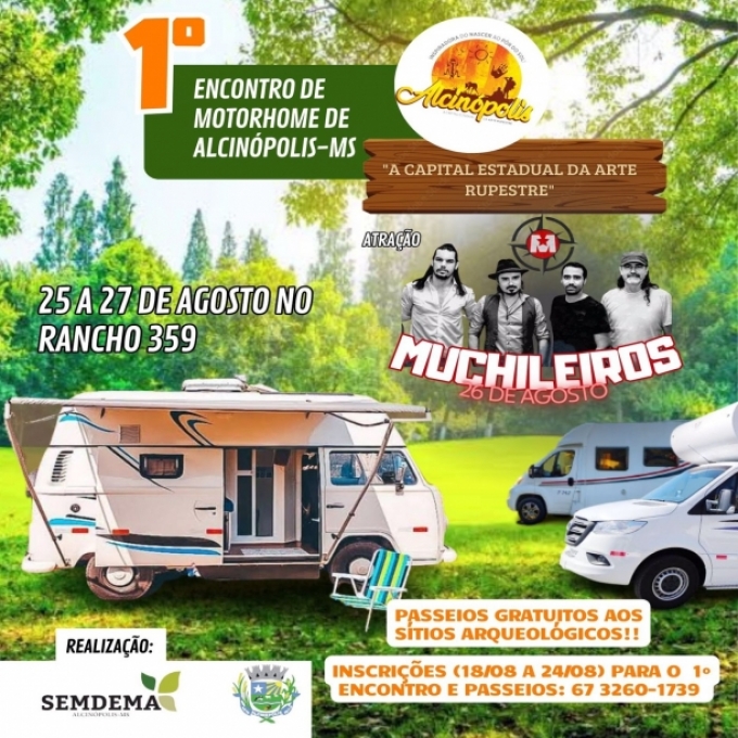 1º Encontro de Motorhome Alcinópolis - MS.