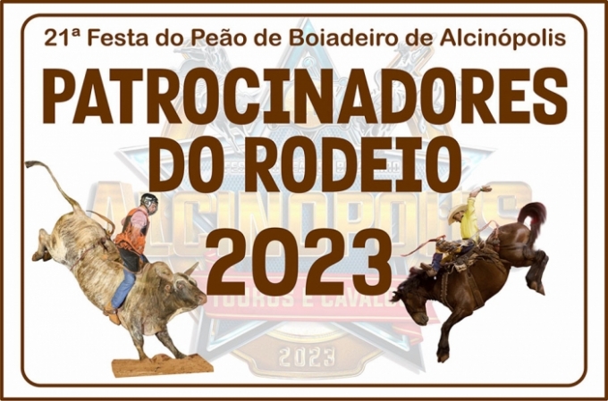  Conheça os patrocinadores das premiações da 21ª Festa  do Peão de Boiadeiro