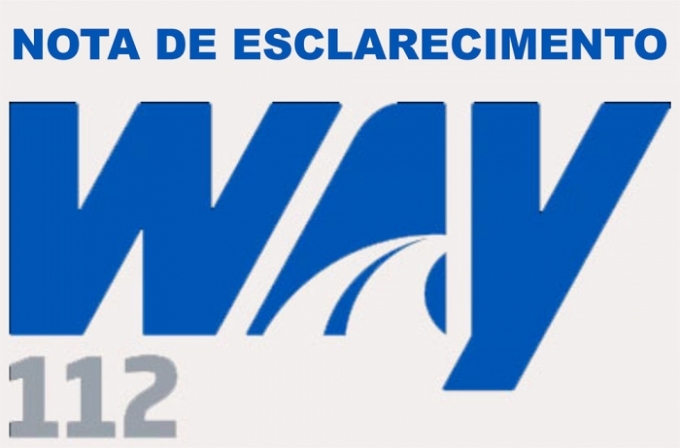 Nota de Esclarecimento: Grupo Way Brasil, responsável pela Way-306 Nota de Esclarecimento: Grupo Way Brasil, responsável pela Way-306