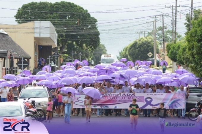 Secretaria de Saúde de Alcinópolis realizou a “3ª caminhada das mulheres”.