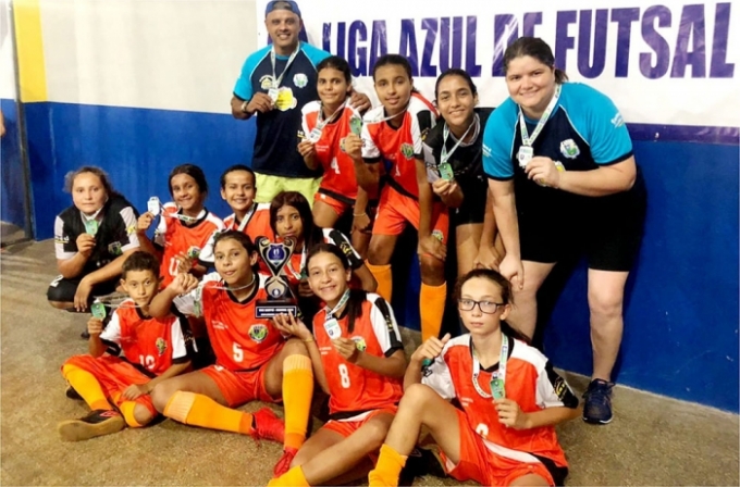 Atletas de Alcinópolis participam da 1ª Etapa Regional da Liga Azul de Futs