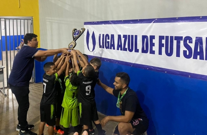 Figueirão é campeão na categoria sub7 e sub17 nos jogos da Liga Azul