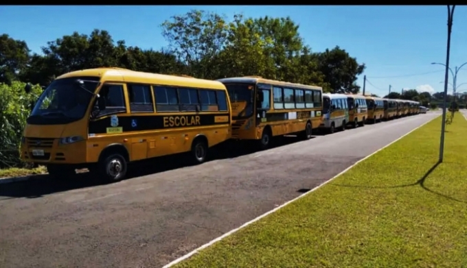 Prefeitura de Figueirão realizou vistoria em transporte escolar.