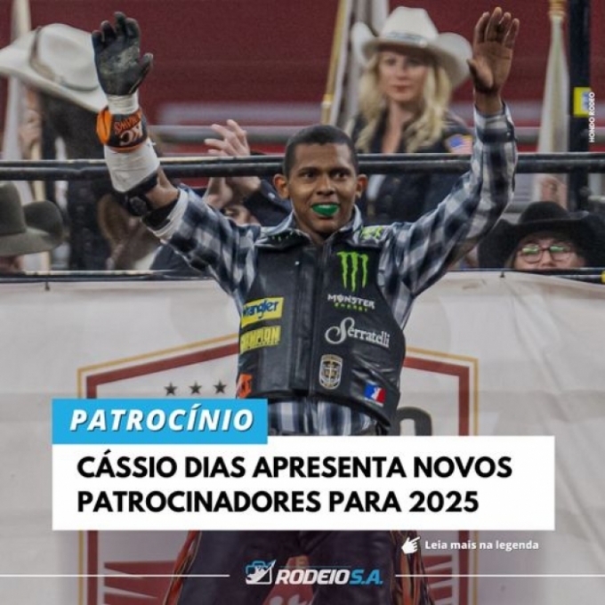 Cássio Dias apresenta novos patrocinadores para a temporada 2025 Cássio Dias apresenta novos patrocinadores para a temporada 2025