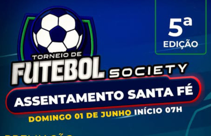 Torneio de futebol society no assentamento Santa Fé Torneio de futebol society no assentamento Santa Fé