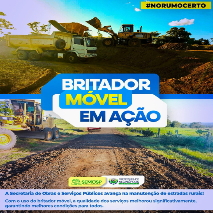 Avanços na Manutenção das Estradas Rurais em Alcinópolis Avanços na Manutenção das Estradas Rurais em Alcinópolis