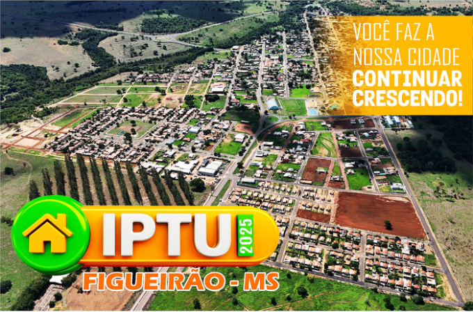 Figueirão divulga prazos para pagamento do IPTU e taxa de coleta de lixo Figueirão divulga prazos para pagamento do IPTU e taxa de coleta de lixo