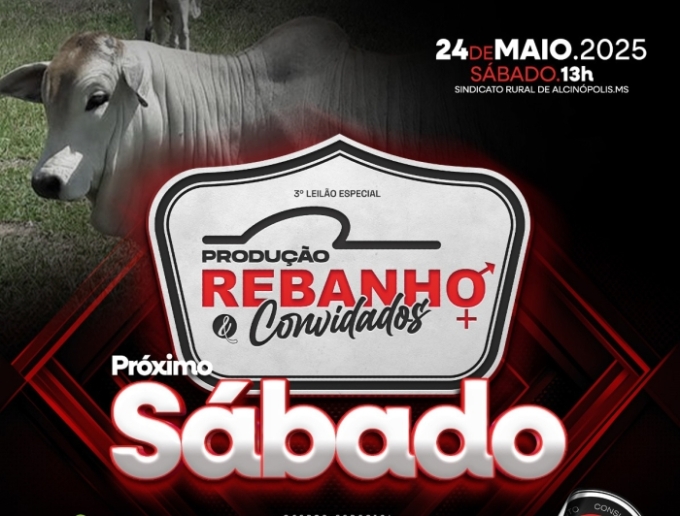 3° Leilão Rebanho e Convidados divulga regulamento e detalhes do evento 3° Leilão Rebanho e Convidados divulga regulamento e detalhes do evento