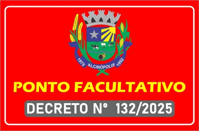 Prefeitura de Alcinópolis decreta ponto facultativo junto com feriado de Corpus Christi Prefeitura de Alcinópolis decreta ponto facultativo junto com feriado de Corpus Christi