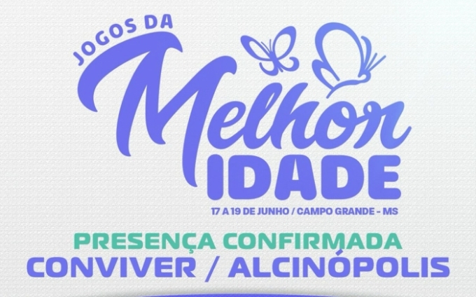 Atletas de Alcinópolis participarão dos Jogos da Melhor Idade, em Campo Grande Atletas de Alcinópolis participarão dos Jogos da Melhor Idade, em Campo Grande