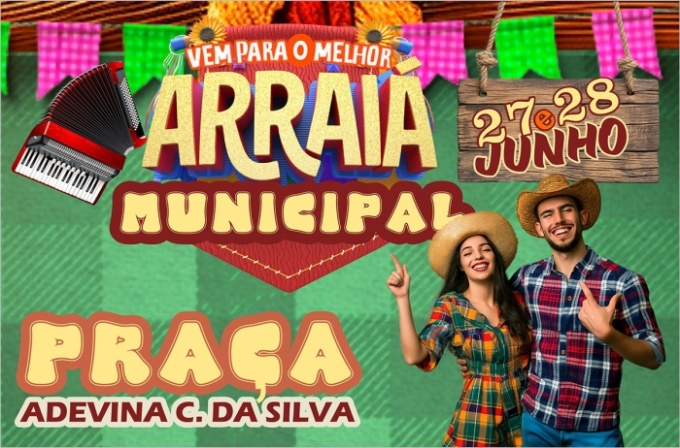 Prepare-se: 7° Arraiá Municipal de Alcinópolis será nos dias 27 e 28 de junho Prepare-se: 7° Arraiá Municipal de Alcinópolis será nos dias 27 e 28 de junho