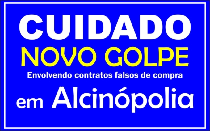 Golpistas usam dados de empresário para fraudar contratos de venda de grãos, em Alcinópolis Golpistas usam dados de empresário para fraudar contratos de venda de grãos, em Alcinópolis
