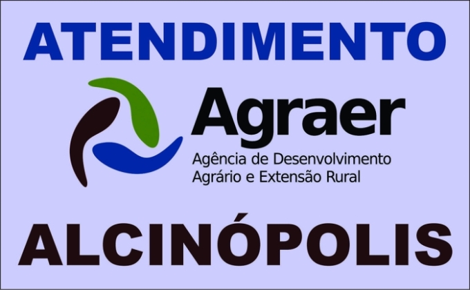 AGRAER realiza atendimento para pequenos produtores em Alcinópolis no dia 26 de junho AGRAER realiza atendimento para pequenos produtores em Alcinópolis no dia 26 de junho