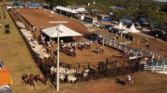 19º Encontro Estadual de Laço Comprido em Figueirão tem recorde de competidores e atrai grande público