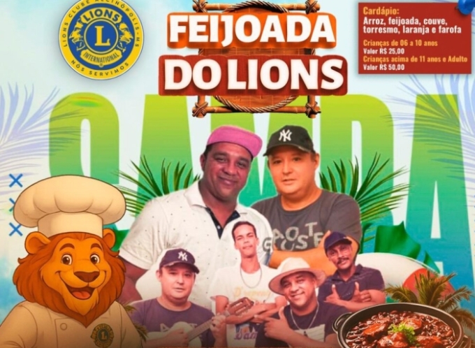 Lions Clube de Alcinópolis realiza feijoada solidária neste domingo
