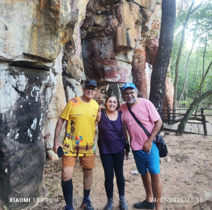 Professores de Campo Grande visitam e se encantam com sítio arqueológico Templo dos Pilares, em Alcinópolis