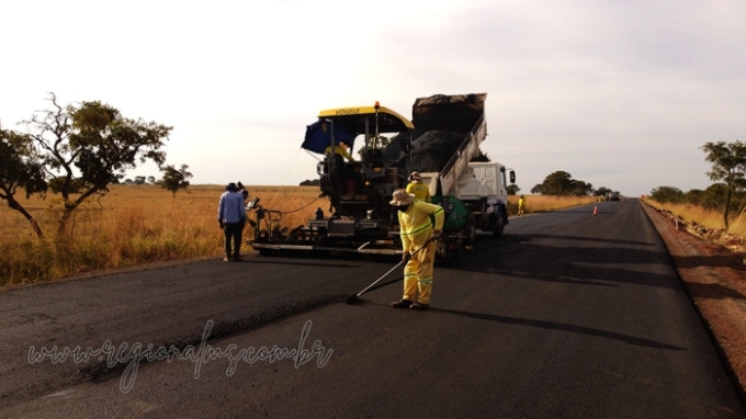 Obras de recuperação da MS-436 seguem em ritmo avançado entre Camapuã e Figueirão Obras de recuperação da MS-436 seguem em ritmo avançado entre Camapuã e Figueirão