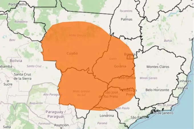 Inmet emite alerta laranja para baixa umidade no DF e mais 6 estados Inmet emite alerta laranja para baixa umidade no DF e mais 6 estados