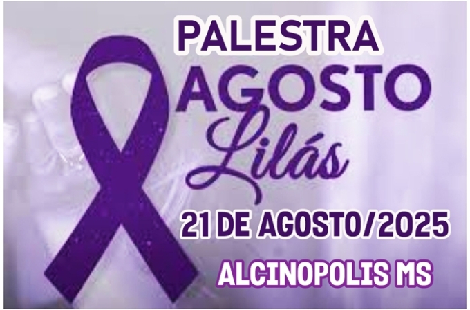 Alcinópolis promove palestra do Agosto Lilás com foco no combate à violência contra a mulher