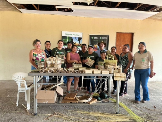 Curso de Artesanato em Fibras Naturais é concluído com sucesso no Assentamento Santa Fé