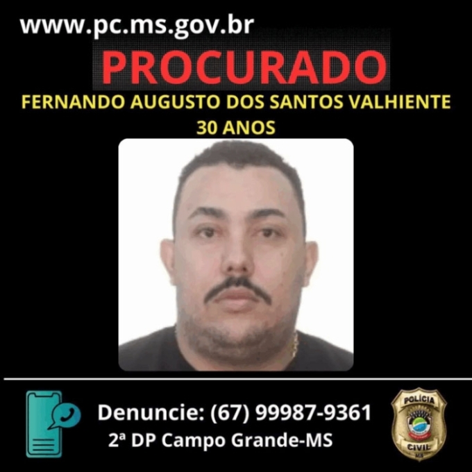 Polícia divulga cartaz para achar autor de execução com 20 tiros