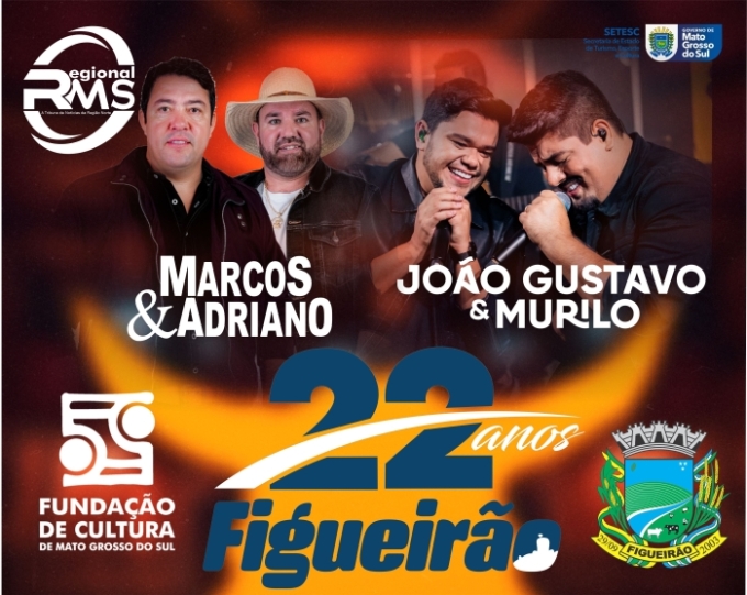 Governo do Estado e Fundação de Cultura divulgam dois shows para o 22º aniversário de Figueirão
