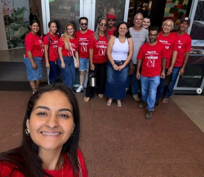 Moradores de Figueirão fazem ação solidária de doação de sangue em Campo Grande Moradores de Figueirão fazem ação solidária de doação de sangue em Campo Grande