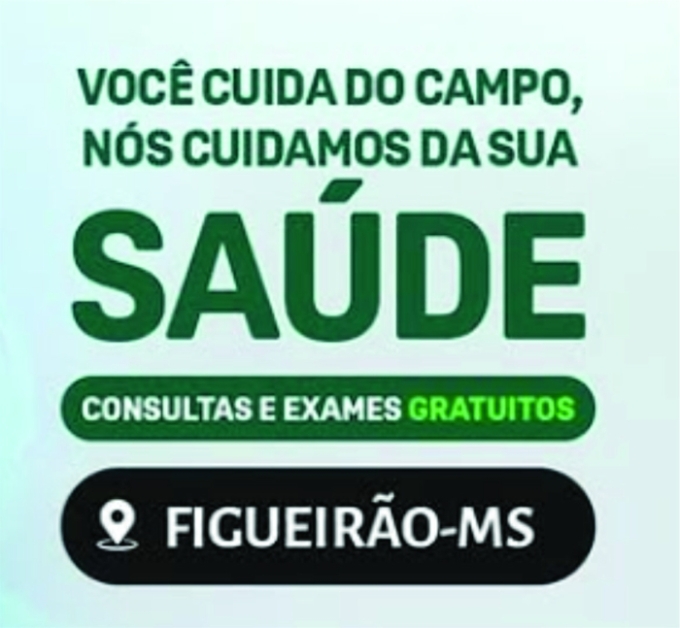 Figueirão terá ação de saúde voltada aos trabalhadores e trabalhadoras rurais neste sábado
