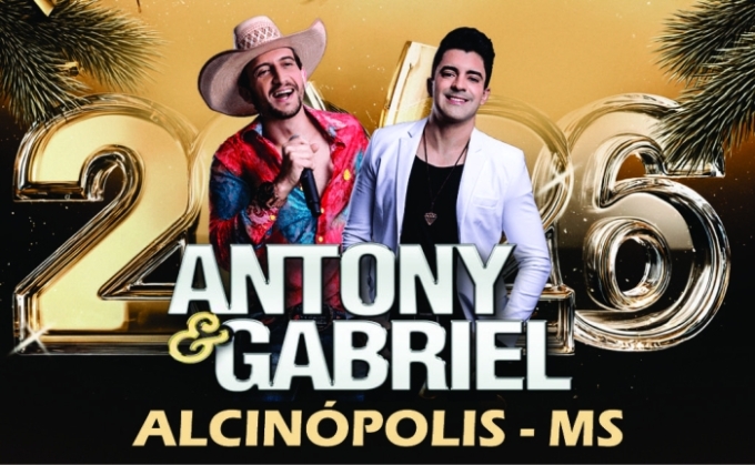Alcinópolis confirma Antony & Gabriel no 5º Réveillon Municipal