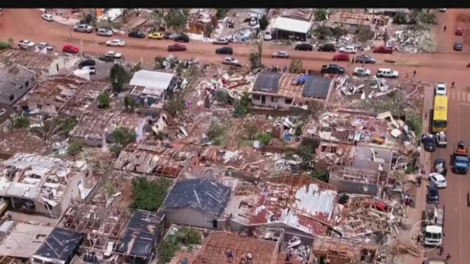 Saiba como foi o tornado no PR que destruiu 90% de cidade