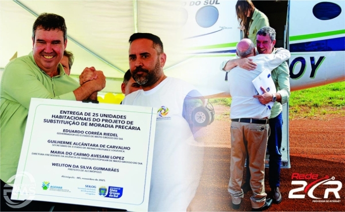 Governador Eduardo Riedel, Senador, deputados inauguram obras em Figueirão e Alcinópolis