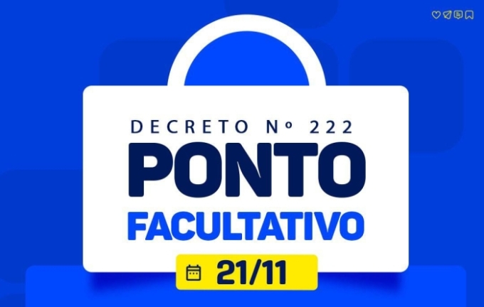 Prefeitura de Alcinópolis decreta ponto facultativo no dia 21 de novembro