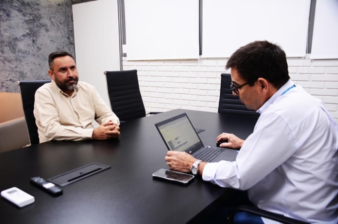 Prefeito Weliton visita a empresa ENERGISA em Campo Grande