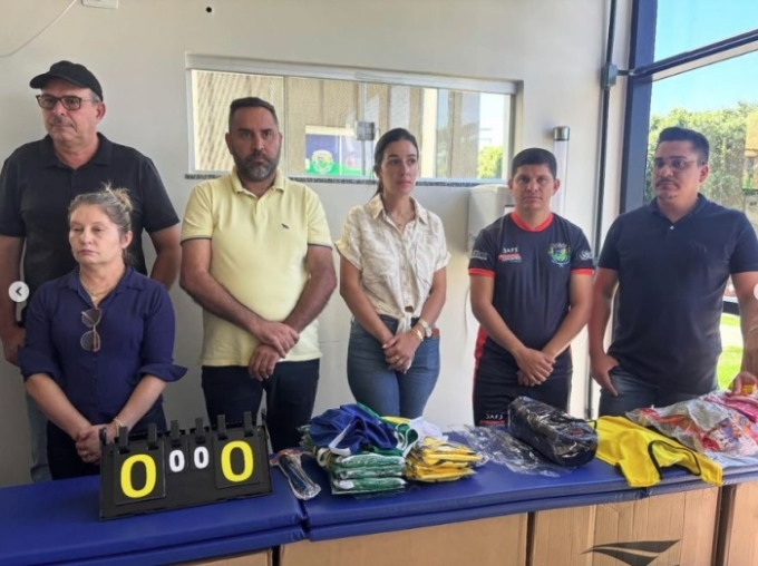 Secretaria de Educação, Cultura e Esportes recebe novo lote de materiais esportivos adquiridos por emenda impositiva da Câmara