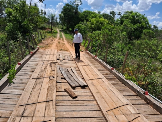 Vereador Abadio Ribeiro realiza vistorias em áreas rurais de Figueirão