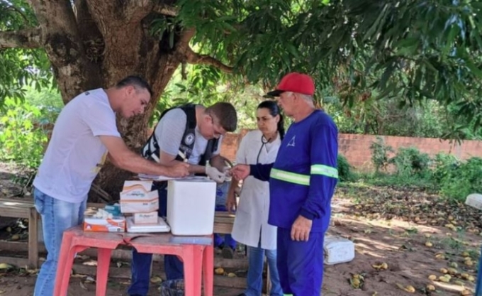 Blitz leva atendimento preventivo para a saúde do homem, em Figueirão