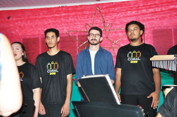Alcinopolense que integrou o Coral da UCDB prestigia Cantata de Natal e celebra expansão da cultura no município