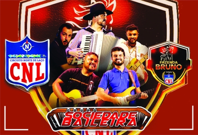 Sociedade Baileira na 1ª Etapa do Circuito Norte de Laço Comprido, na Fazenda Bruno