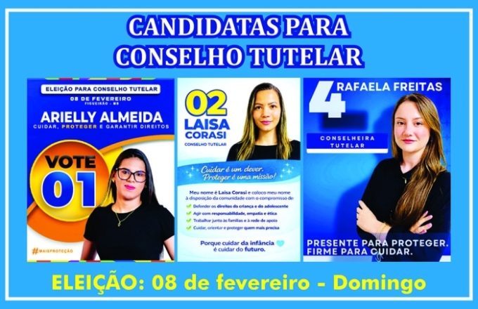 Conheça as candidatas para “Conselho Tutelar de Figueirão”