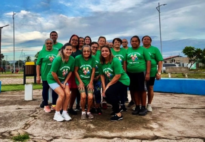 Grupo Caminhada Viver Saudável se reúne para manhã de cuidado e bem-estar em Figueirão