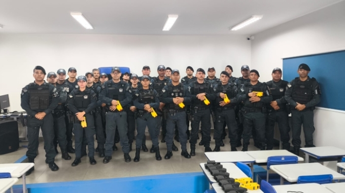 Polícia Militar conclui instrução de habilitação em Taser em Coxim e Cidades da região Norte de MS