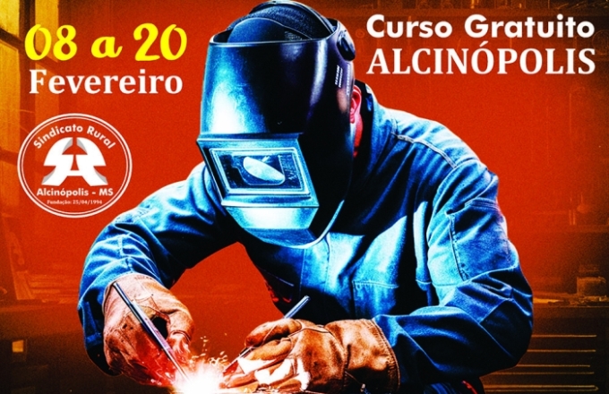 Curso gratuito em Alcinópolis, soldador arco elétrico com eletrodo revestido básico