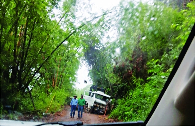 Acidente na Serra Preta, próximo ao Buriti MT