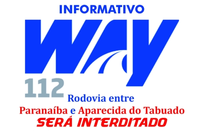 Fechamento temporário da “Rodovia entre Paranaíba e Aparecida do Tabuado – km 114