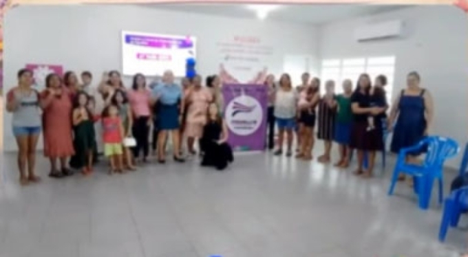 CRAS realiza encontro do Projeto Mães de Figueirão em alusão ao Mês da Mulher